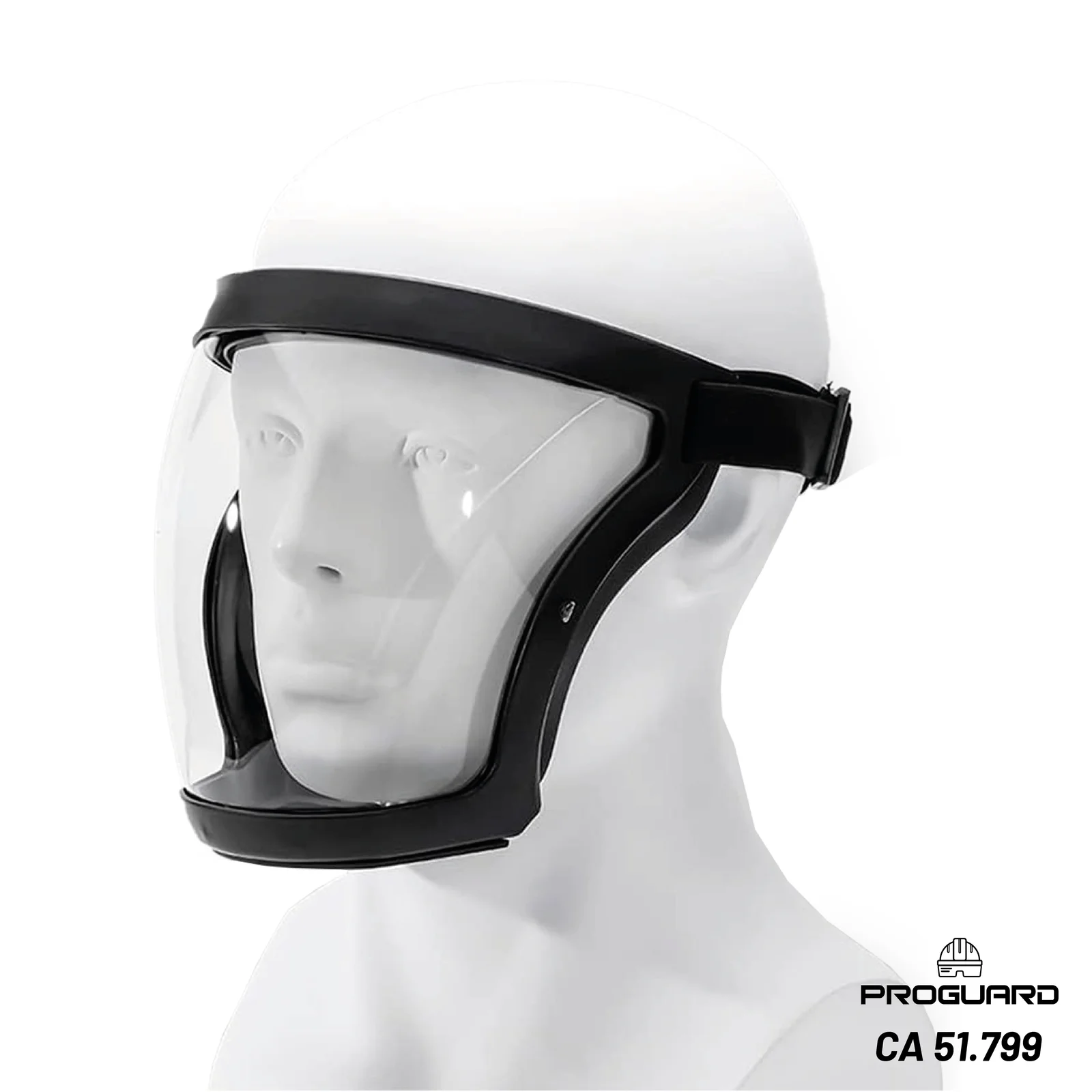 PROGUARD - Face Shield Anatômico WOLF - Detalhe